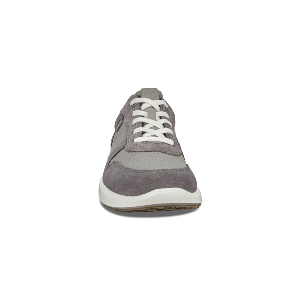 Tenis Hombre - ECCO Soft 7 Runner Perforateds - Grises Oscuro - PSU380527